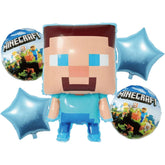 Minecraft Foil Balloons 5 Pcs Set