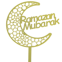 Ramadan Mubarak Cake Topper - ardor