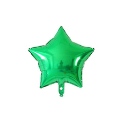 Star Foil Balloon Green Color - ardor