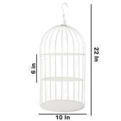 White Cage Cup Cake Stand - ardor