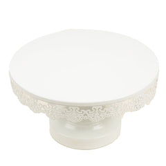 White Medium Cake Stand - ardor