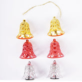 Artificial Bell 6 Pcs Multi Color For Christmas Party