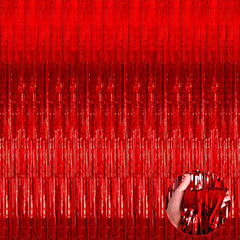 Foil Curtains for Baby Shower, Wedding, Eid, Graduation, Birthday Party Decorations