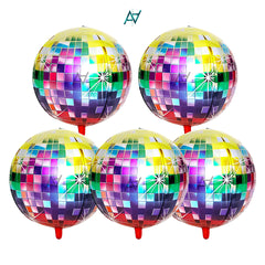 Disco ObsZ Foil Balloon Set (5 Pcs) – Shiny Party Balloons