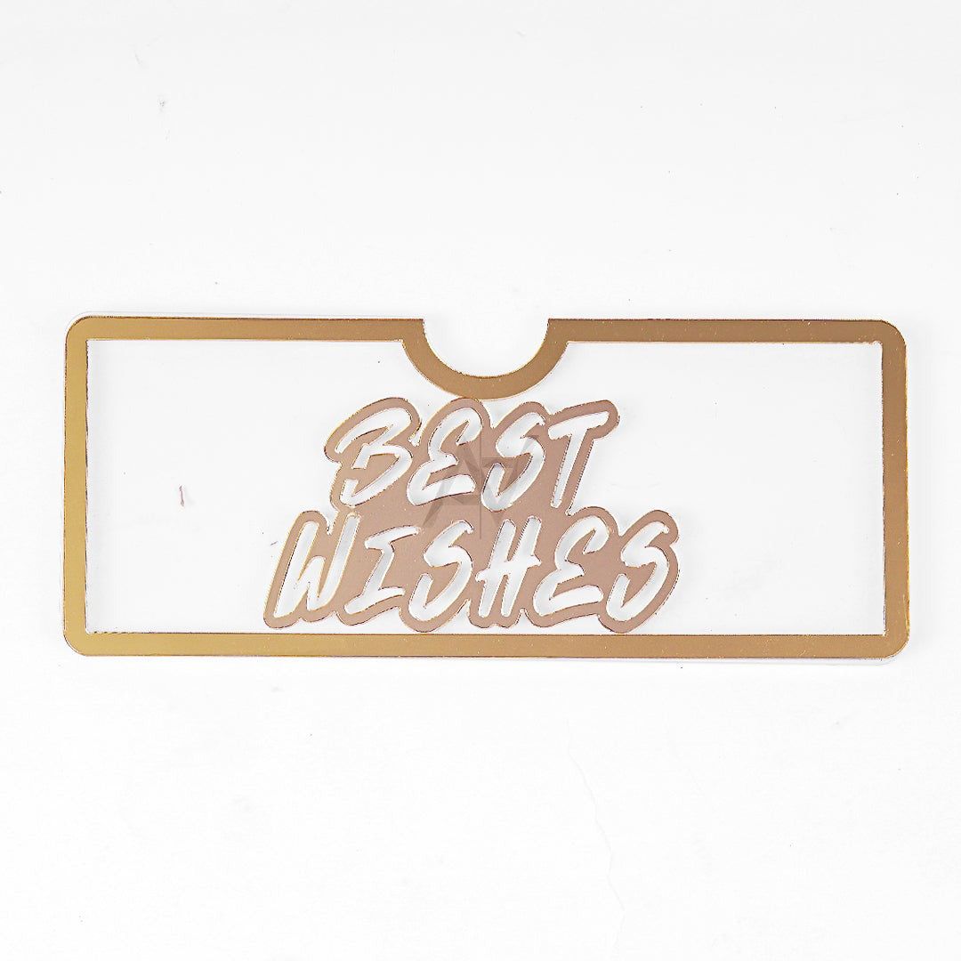 Best Wishes Acrylic Envelopes