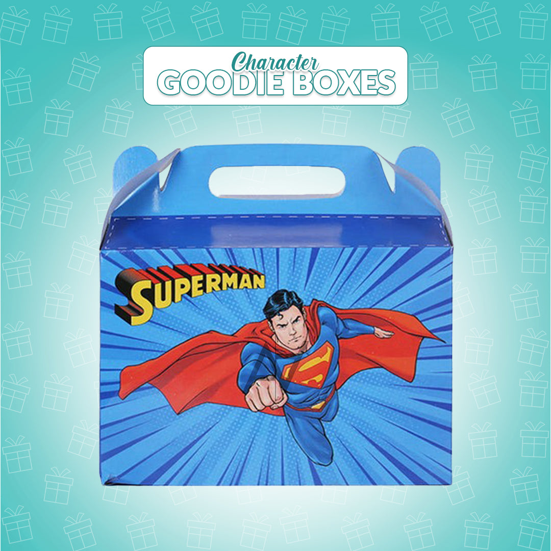Pack of 10 - Super Man Theme Goodie Boxes - Ali Akbar Decoration