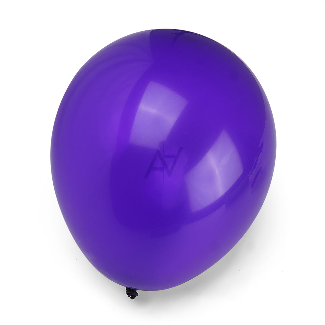 Pack of 100 - 12 Inches - Purple latex Balloon - Premium Quality Balloons for Parties & Events