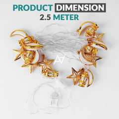 Warm Color Ramadan Star Fairy Light