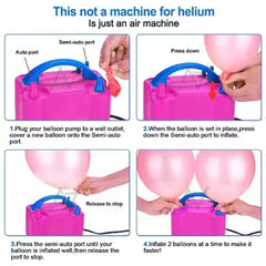 High Performance Balloon Machine Double Nozel