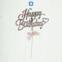 3D Happy Birthday Cake Topper