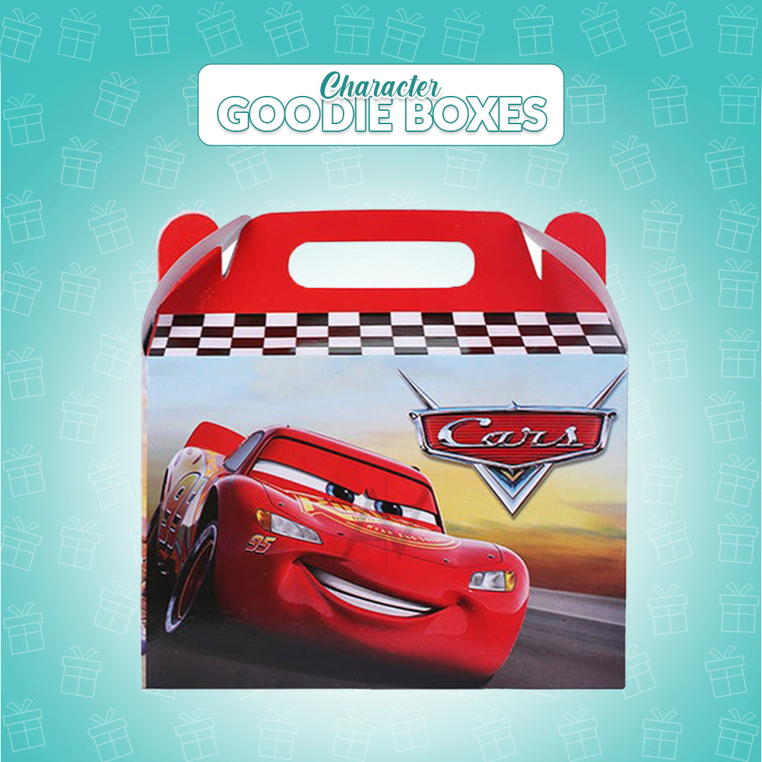 Pack of 10 - Car Theme Goodie Boxes - Ali Akbar Decoration