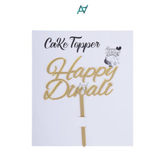 Happy Diwali Cake Topper – Festive Party Decoration | Ali Akbar Decorations