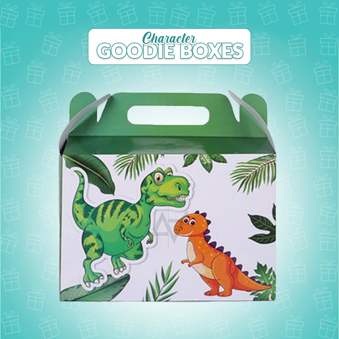 Pack of 10 - Dino Theme Goodie Boxes - Ali Akbar Decoration
