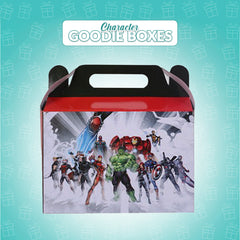 Pack of 10 - Avangers Theme Goodie Boxes - Ali Akbar Decoration