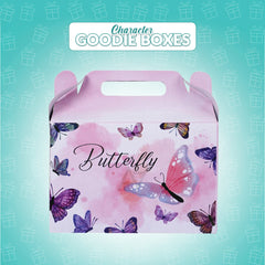 Pack of 10 - Butterfly Theme Goodie Boxes - Ali Akbar Decoration