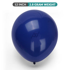 Pack of 100 - 12 Inches - Night Blue latex Balloon - Premium Quality Balloons for Parties & Events