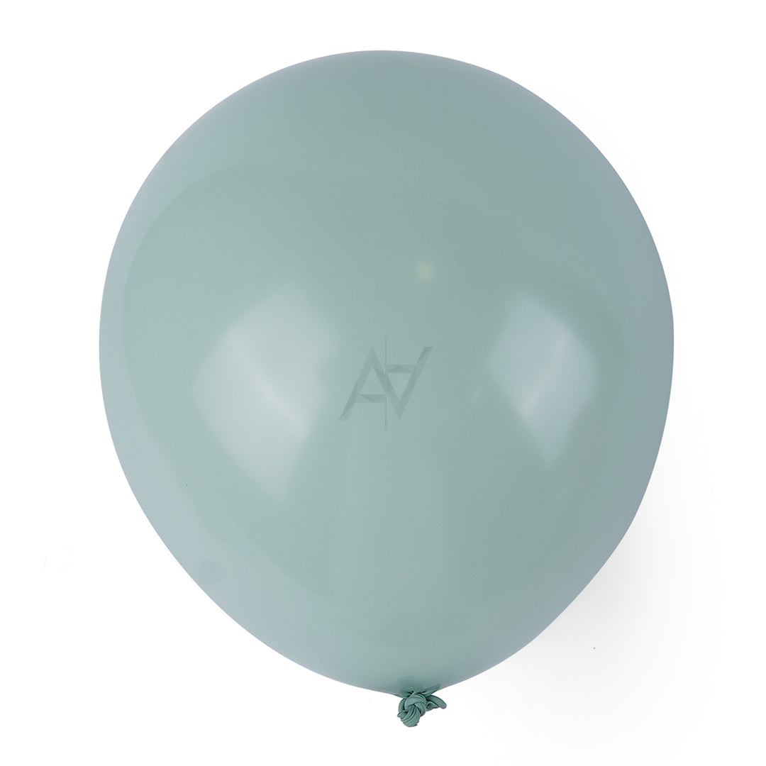 Pack of 100 - 12 Inches - Dusty Green latex Balloon - Premium Quality Balloons for Parties & Events