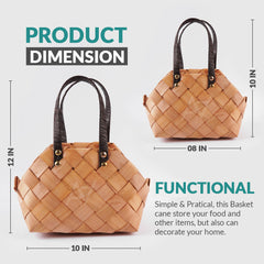 2 Pcs Set Available Handmade Use : For Decorate Flowers Feature Sustainable Stocked Main Material wicker