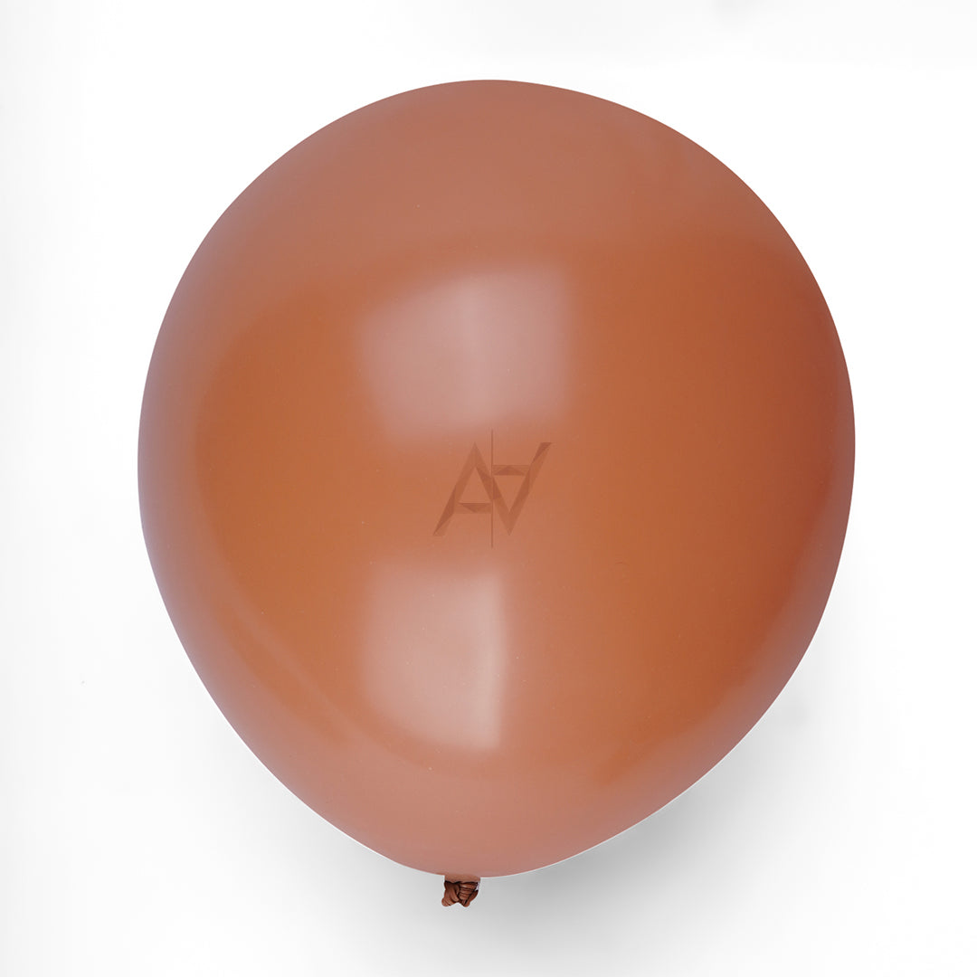 Pack of 100 - 12 Inches - Vintage Coco brown latex Balloon - Premium Quality Balloons for Parties & Events