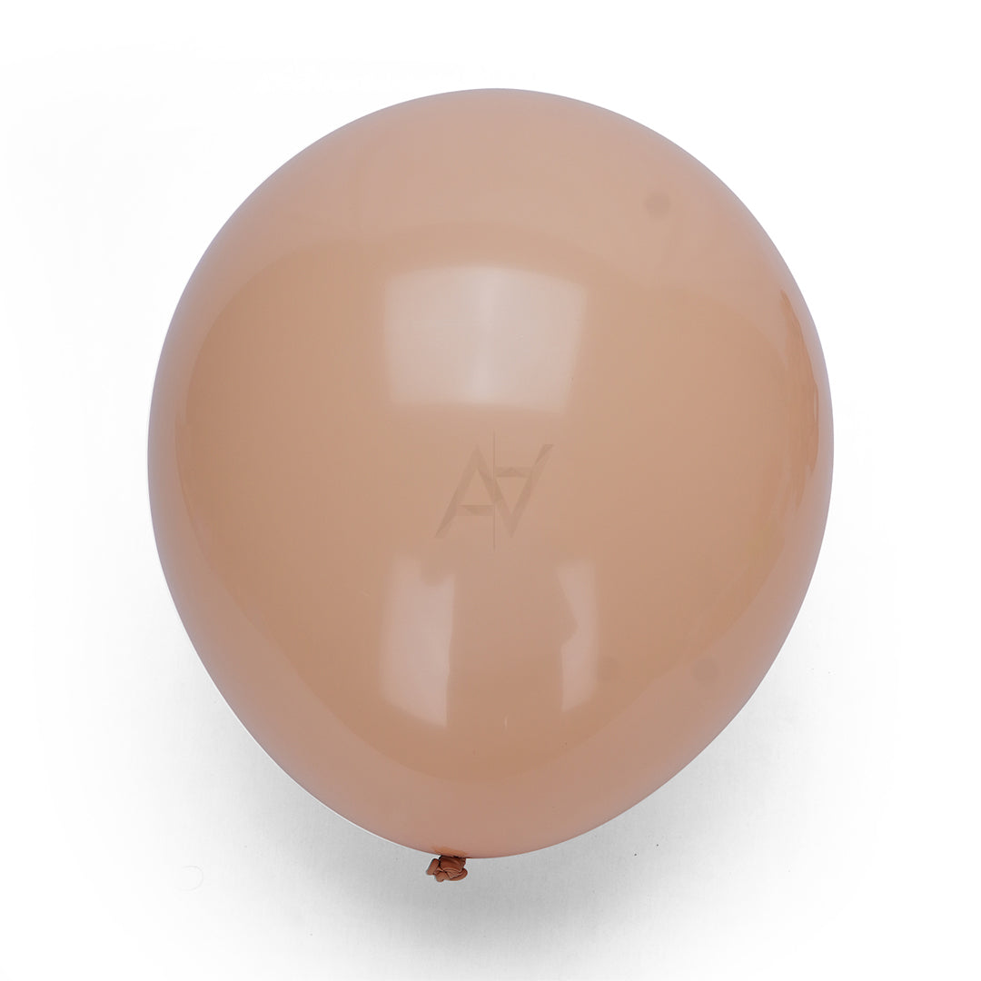 Pack of 100 - 12 Inches -  Apricot latex Balloon - Premium Quality Balloons for Parties & Events