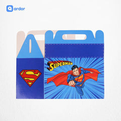 Pack of 10 - Super Man Theme Goodie Boxes - Ali Akbar Decoration