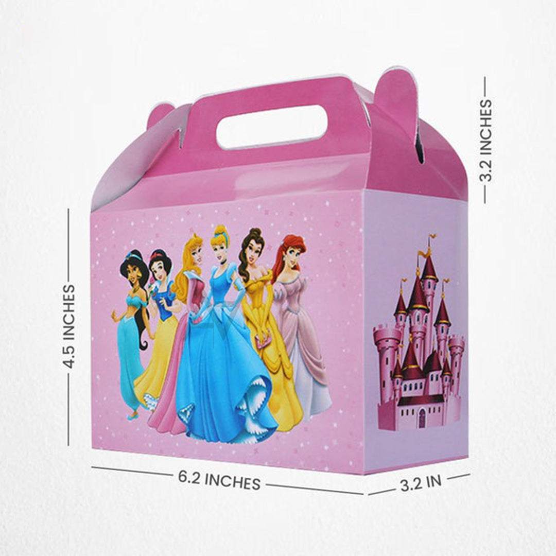 Pack of 10 - Princess Theme Goodie Boxes - Ali Akbar Decoration