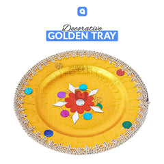 Decorative Pooja Thaali for Festivals & Rituals - Ali Akbar Decorations