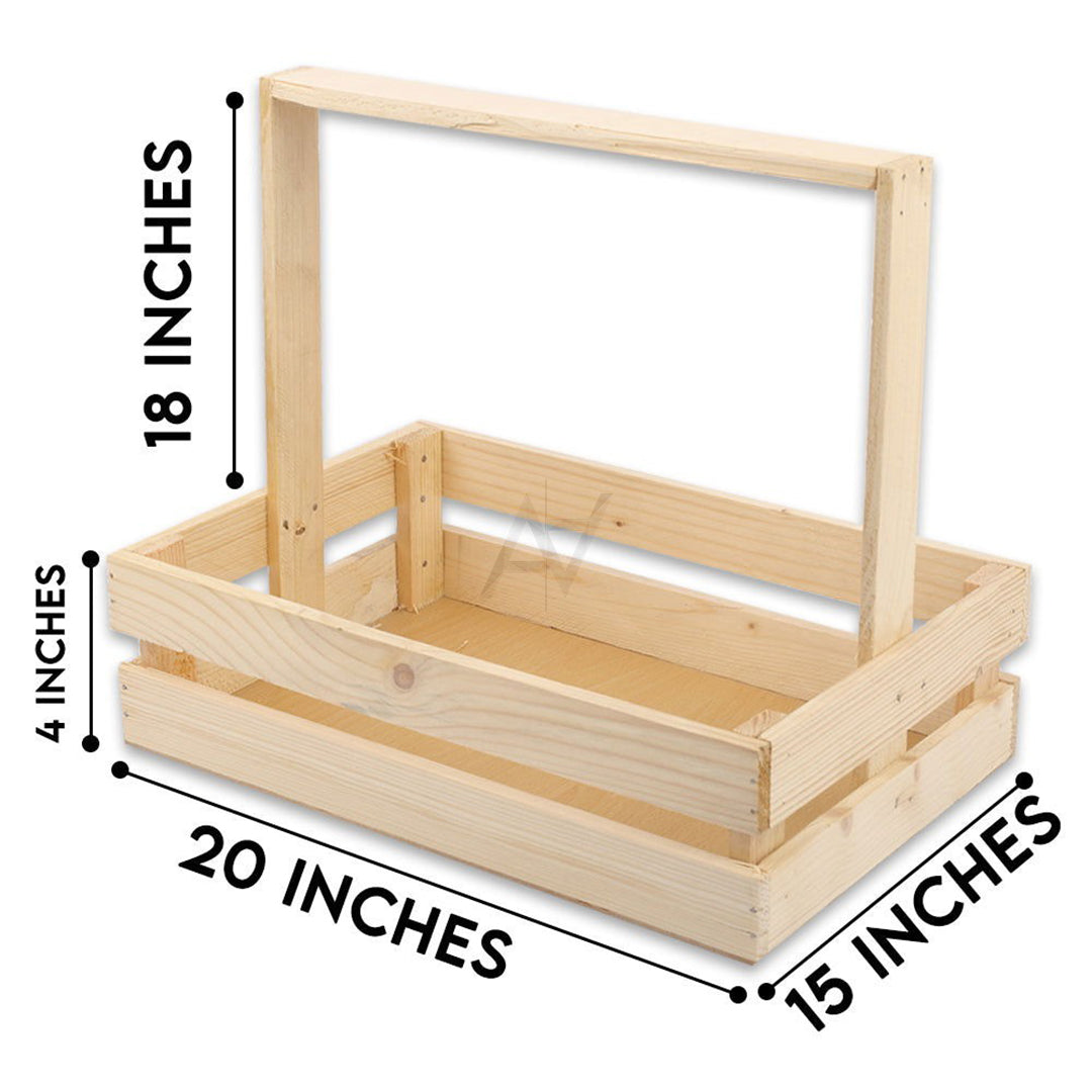 Wooden Baskets Set of 5