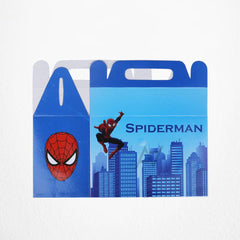 Pack of 10 - Spider Man Theme Goodie Boxes - Ali Akbar Decoration