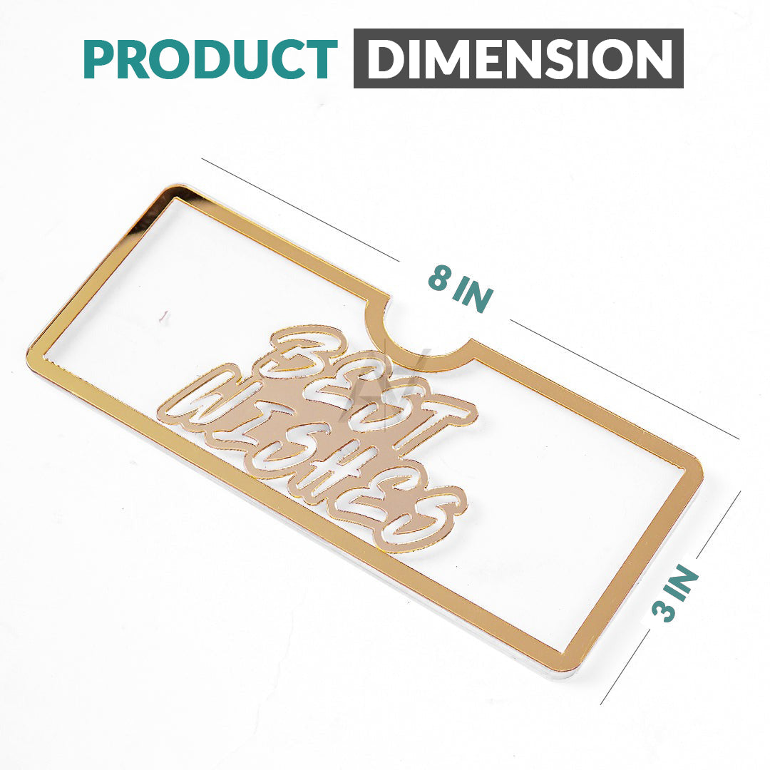 Best Wishes Acrylic Envelopes