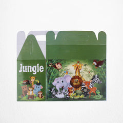 Pack of 10 - Jungle Theme Goodie Boxes - Ali Akbar Decoration