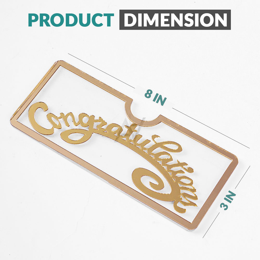 Congratulations Acrylic Envelopes