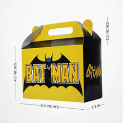 Pack of 10 - Batman Theme Goodie Boxes -  Ali Akbar Decoration
