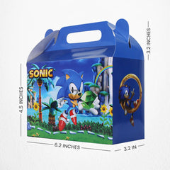 Pack of 10 - Sonic Theme Goodie Boxes - Ali Akbar Decoration