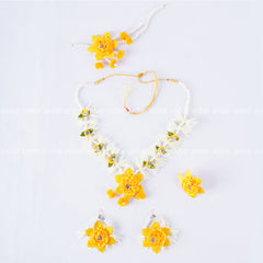 Artificial Flower Jewellery Set for wedding