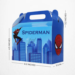 Pack of 10 - Spider Man Theme Goodie Boxes - Ali Akbar Decoration