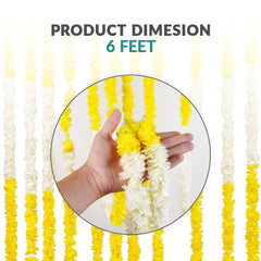 12 Pcs Artificial Flower Wedding Garland