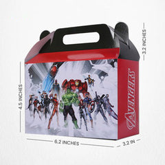 Pack of 10 - Avangers Theme Goodie Boxes - Ali Akbar Decoration