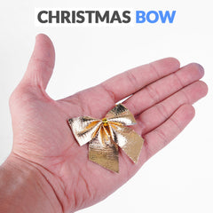 Christmas Bow 12 Pcs For Christmas Decor