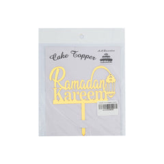 Ramadan Mubarak Acrylic Cake Topper
