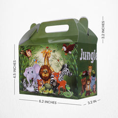 Pack of 10 - Jungle Theme Goodie Boxes - Ali Akbar Decoration