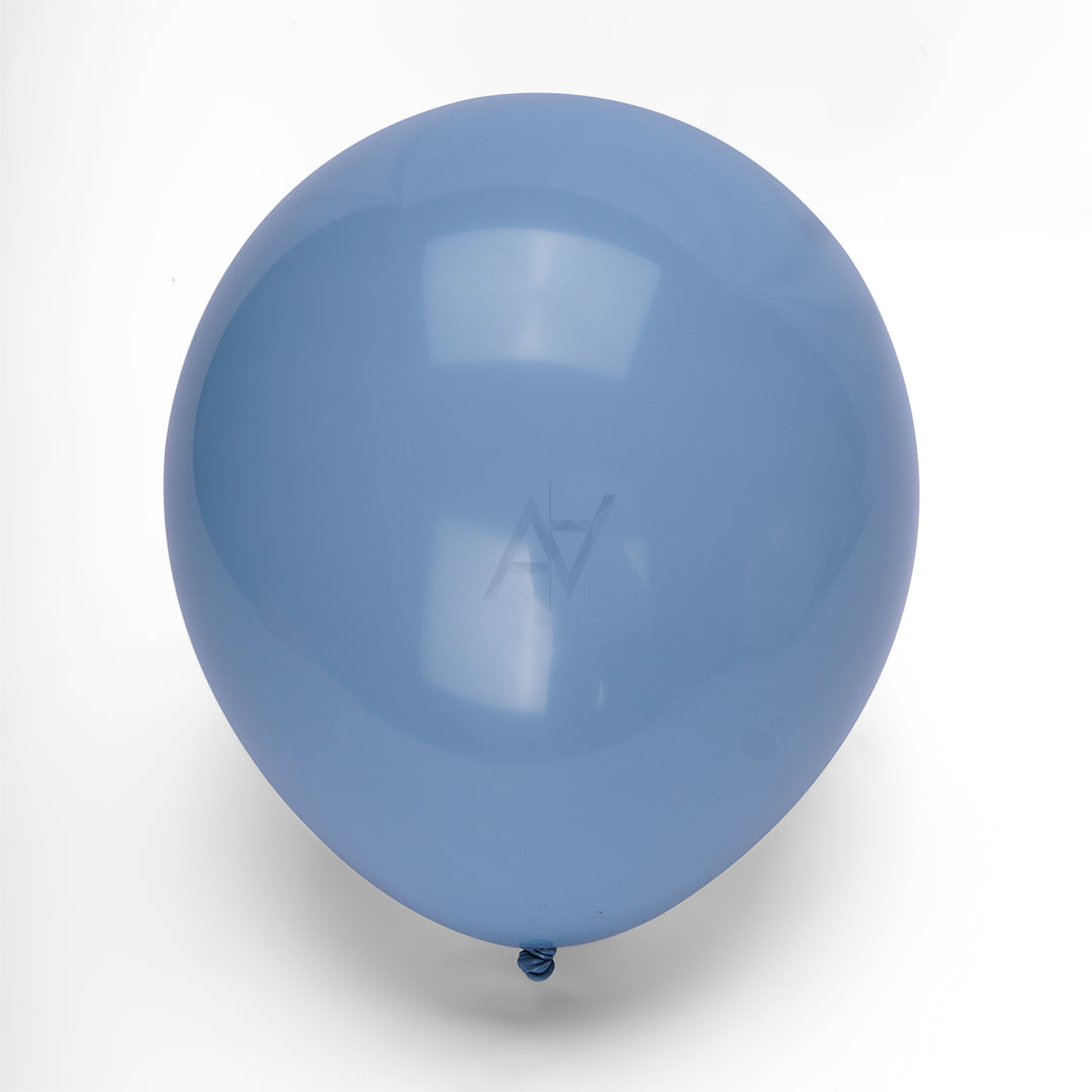 Pack of 100 - 12 Inches - Misty Blue latex Balloon - Premium Quality Balloons for Parties & Events