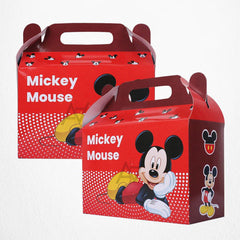 Pack of 10 - Mickey Mouse Theme Goodie Boxes - Ali Akbar Decoration