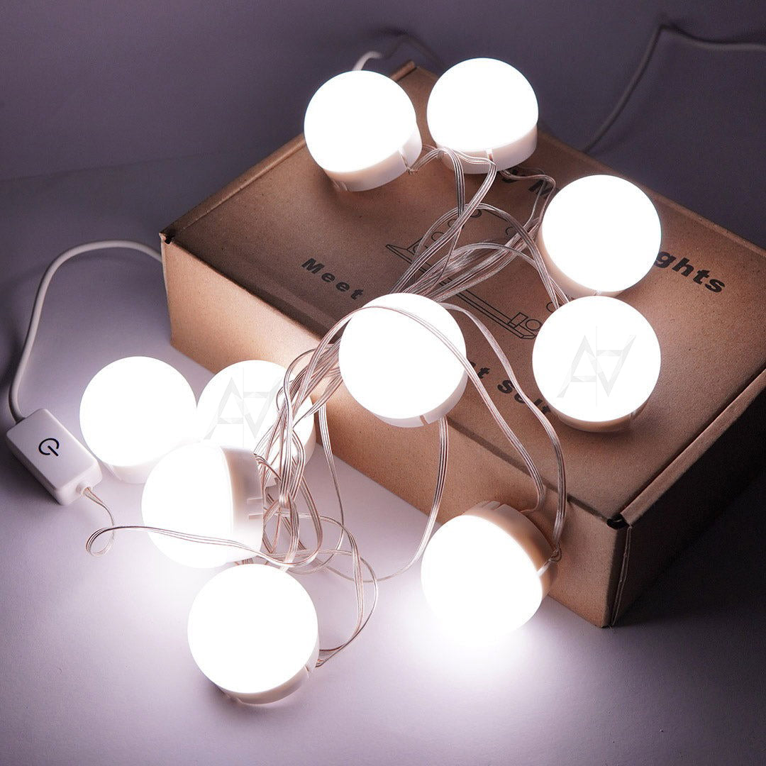 Vanity Mirror Lights LED Lights - 10 Bulbs