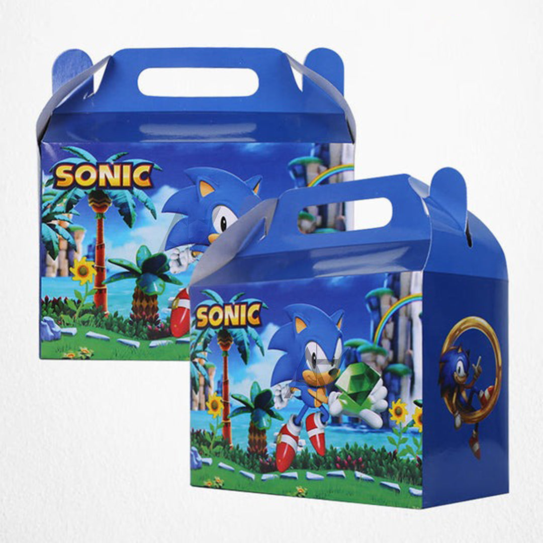 Pack of 10 - Sonic Theme Goodie Boxes - Ali Akbar Decoration