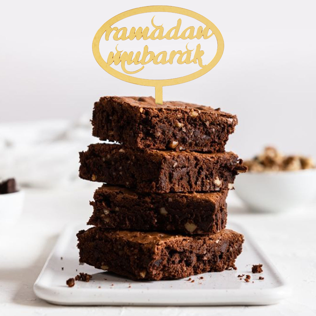 Ramadan Mubarak Acrylic Cake Topper