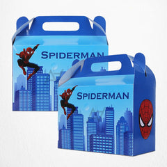 Pack of 10 - Spider Man Theme Goodie Boxes - Ali Akbar Decoration