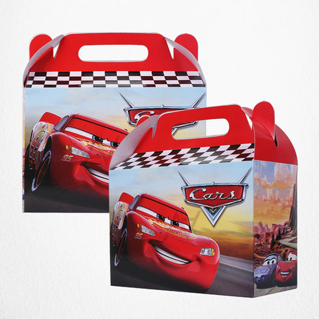 Pack of 10 - Car Theme Goodie Boxes - Ali Akbar Decoration