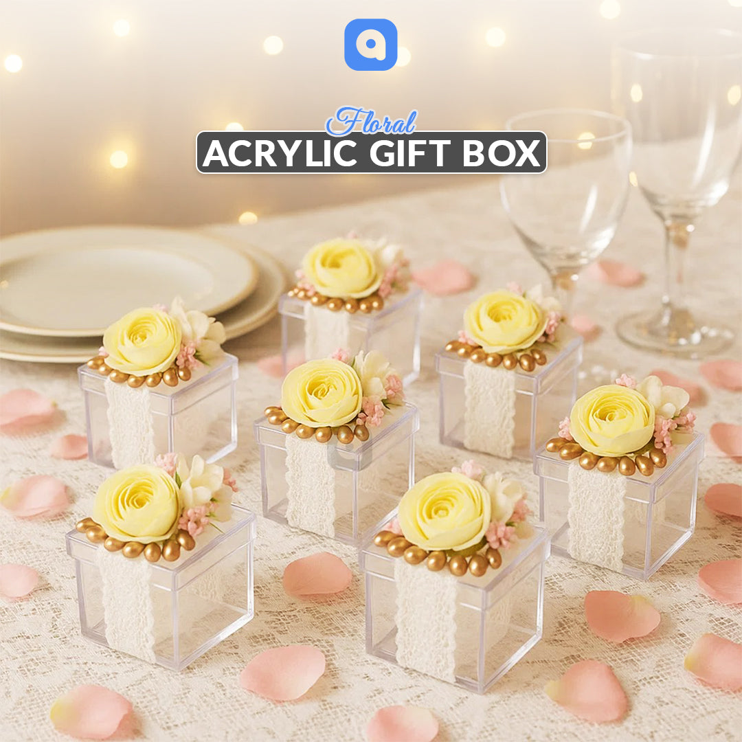 Acrylic Gift Boxes for Wedding , Nikkah Cermony