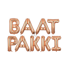Baat Pakki Foil Balloons Set